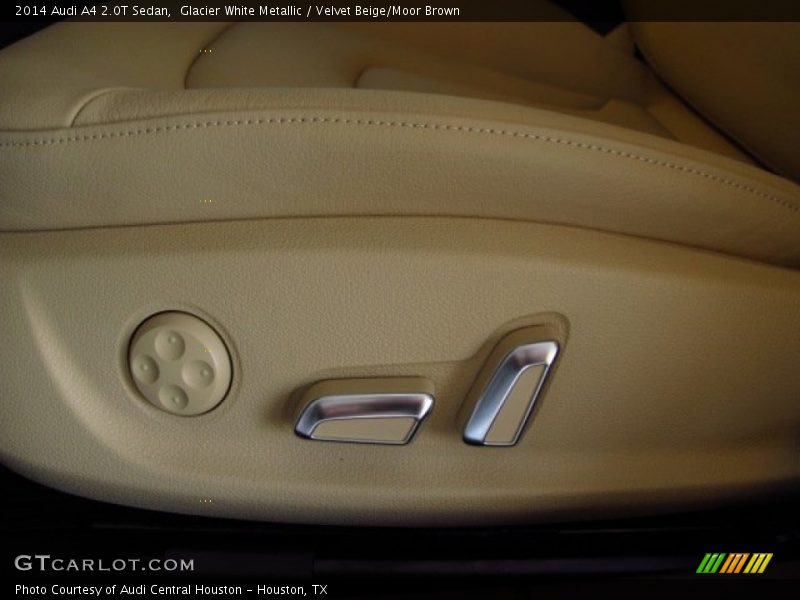 Glacier White Metallic / Velvet Beige/Moor Brown 2014 Audi A4 2.0T Sedan