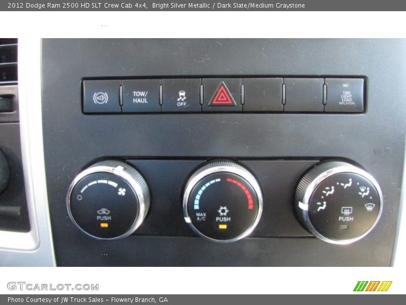 Bright Silver Metallic / Dark Slate/Medium Graystone 2012 Dodge Ram 2500 HD SLT Crew Cab 4x4
