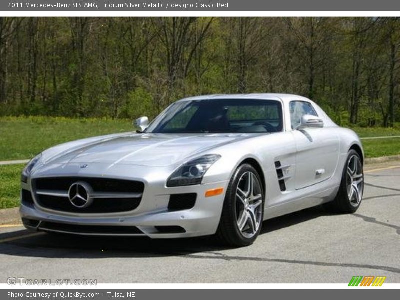 Iridium Silver Metallic / designo Classic Red 2011 Mercedes-Benz SLS AMG