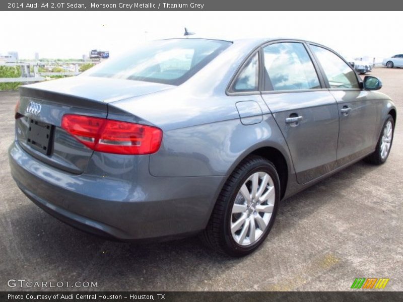 Monsoon Grey Metallic / Titanium Grey 2014 Audi A4 2.0T Sedan