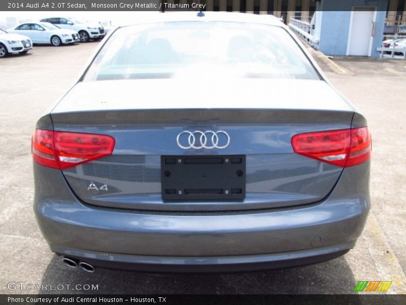 Monsoon Grey Metallic / Titanium Grey 2014 Audi A4 2.0T Sedan