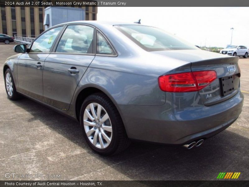 Monsoon Grey Metallic / Titanium Grey 2014 Audi A4 2.0T Sedan