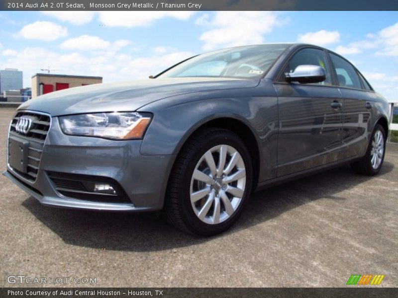 Monsoon Grey Metallic / Titanium Grey 2014 Audi A4 2.0T Sedan