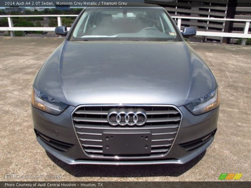 Monsoon Grey Metallic / Titanium Grey 2014 Audi A4 2.0T Sedan