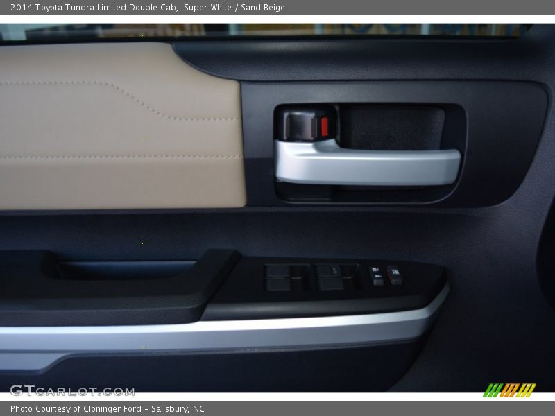 Super White / Sand Beige 2014 Toyota Tundra Limited Double Cab