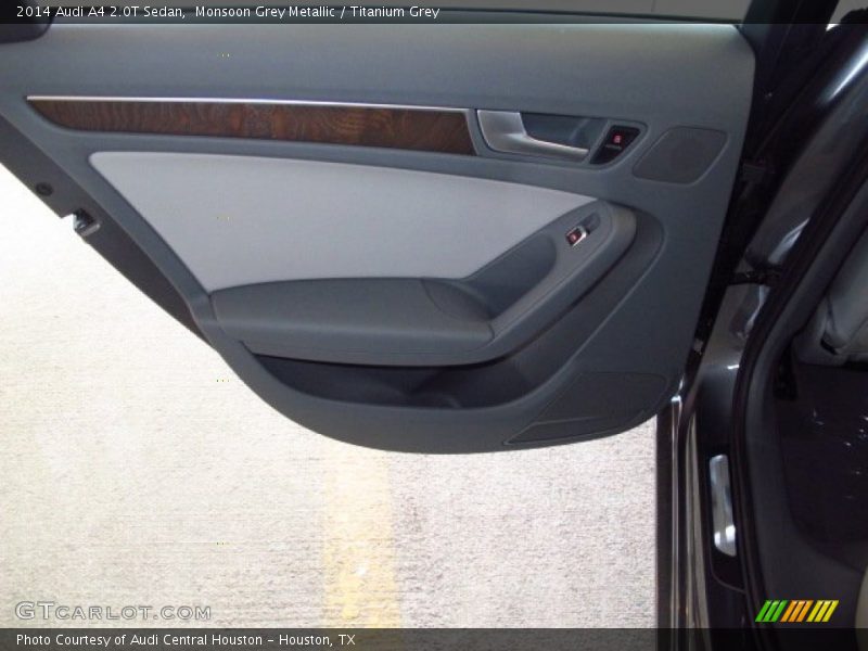 Monsoon Grey Metallic / Titanium Grey 2014 Audi A4 2.0T Sedan