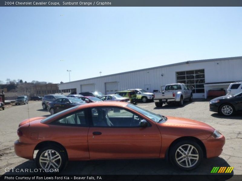 Sunburst Orange / Graphite 2004 Chevrolet Cavalier Coupe