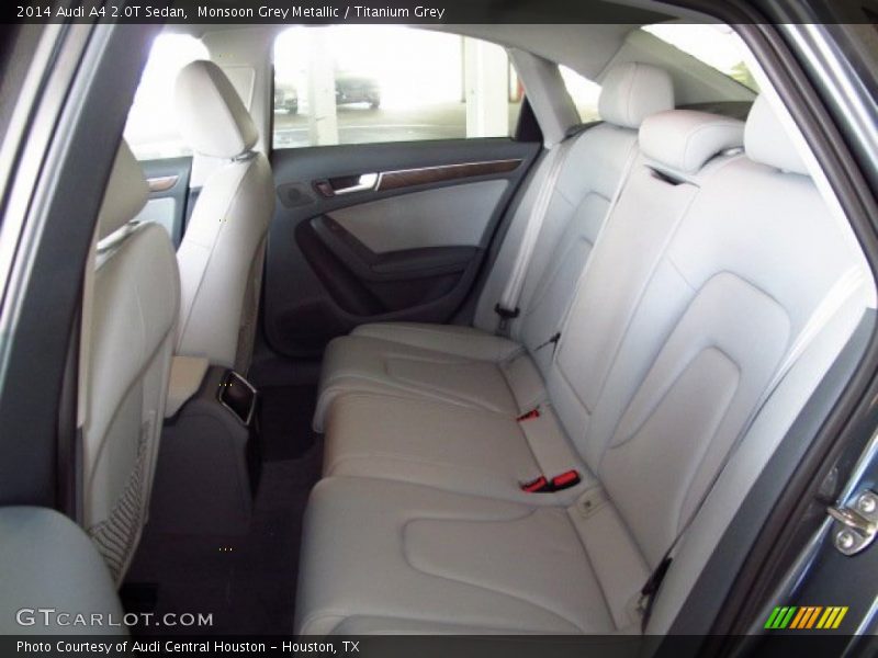 Monsoon Grey Metallic / Titanium Grey 2014 Audi A4 2.0T Sedan