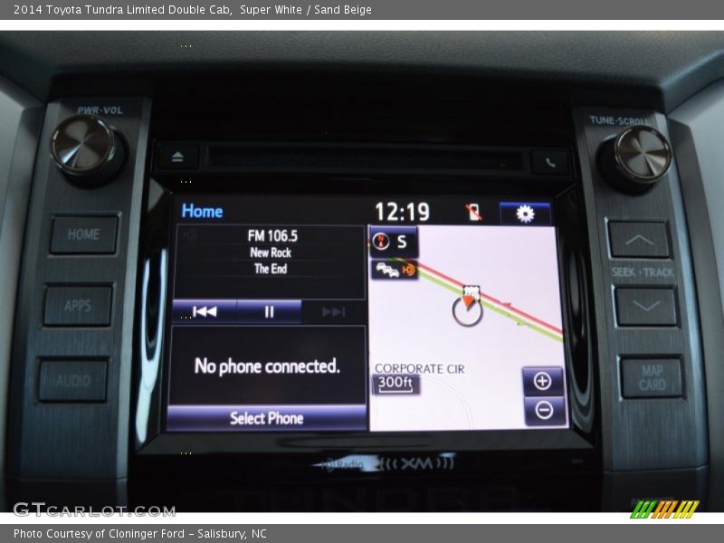Navigation of 2014 Tundra Limited Double Cab