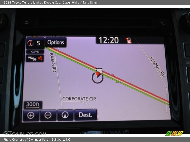 Navigation of 2014 Tundra Limited Double Cab
