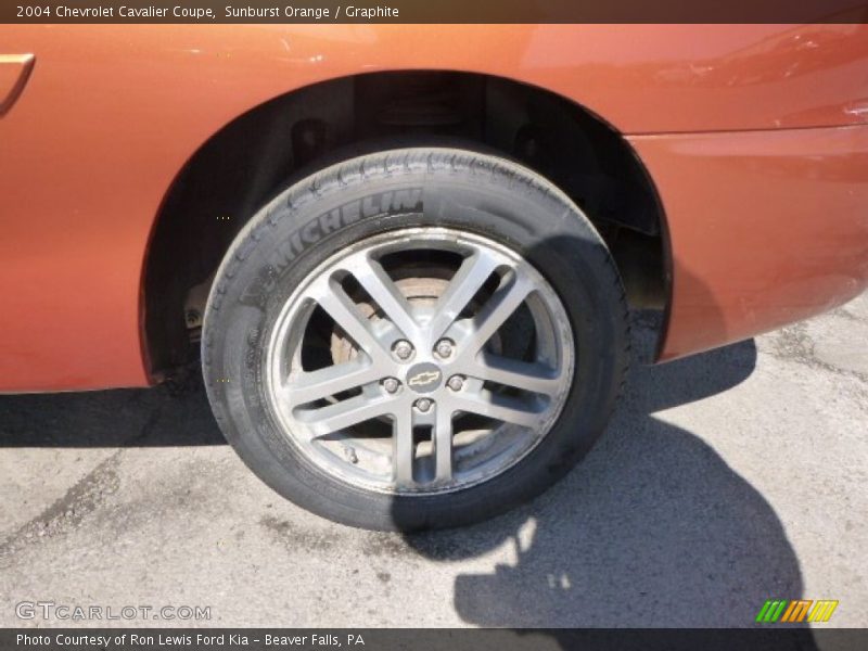 Sunburst Orange / Graphite 2004 Chevrolet Cavalier Coupe