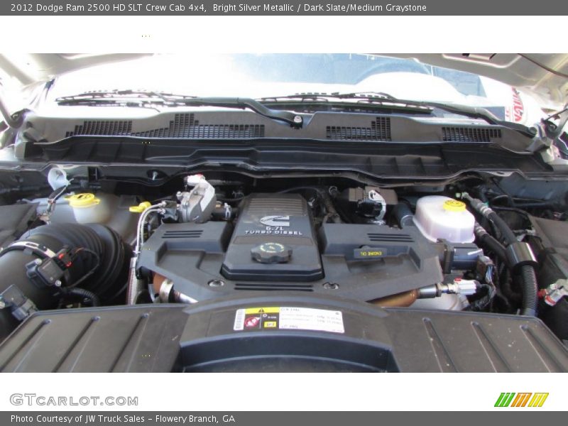 Bright Silver Metallic / Dark Slate/Medium Graystone 2012 Dodge Ram 2500 HD SLT Crew Cab 4x4