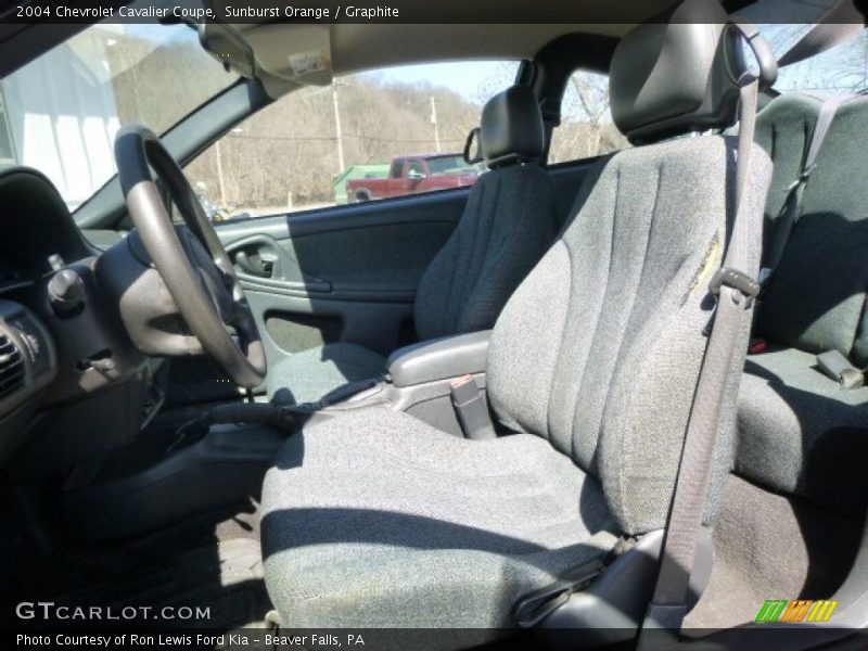 Sunburst Orange / Graphite 2004 Chevrolet Cavalier Coupe
