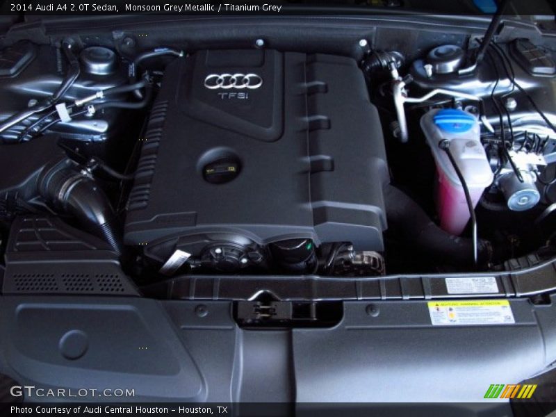 Monsoon Grey Metallic / Titanium Grey 2014 Audi A4 2.0T Sedan