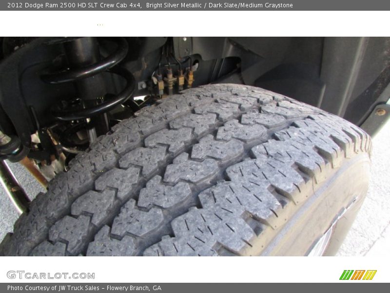 Bright Silver Metallic / Dark Slate/Medium Graystone 2012 Dodge Ram 2500 HD SLT Crew Cab 4x4