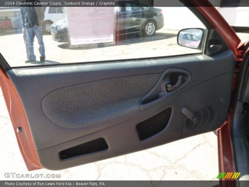 Sunburst Orange / Graphite 2004 Chevrolet Cavalier Coupe