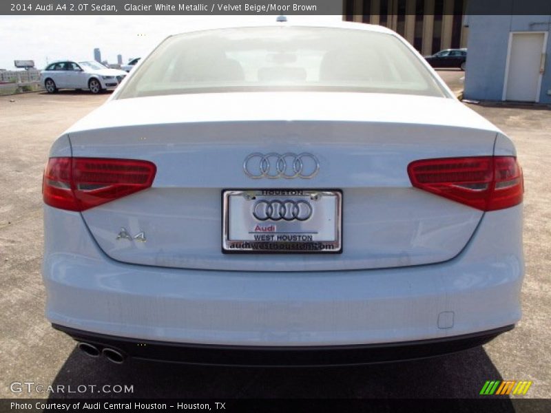 Glacier White Metallic / Velvet Beige/Moor Brown 2014 Audi A4 2.0T Sedan
