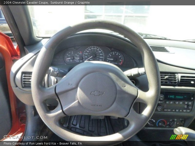 Sunburst Orange / Graphite 2004 Chevrolet Cavalier Coupe