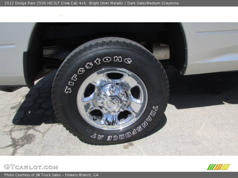 Bright Silver Metallic / Dark Slate/Medium Graystone 2012 Dodge Ram 2500 HD SLT Crew Cab 4x4