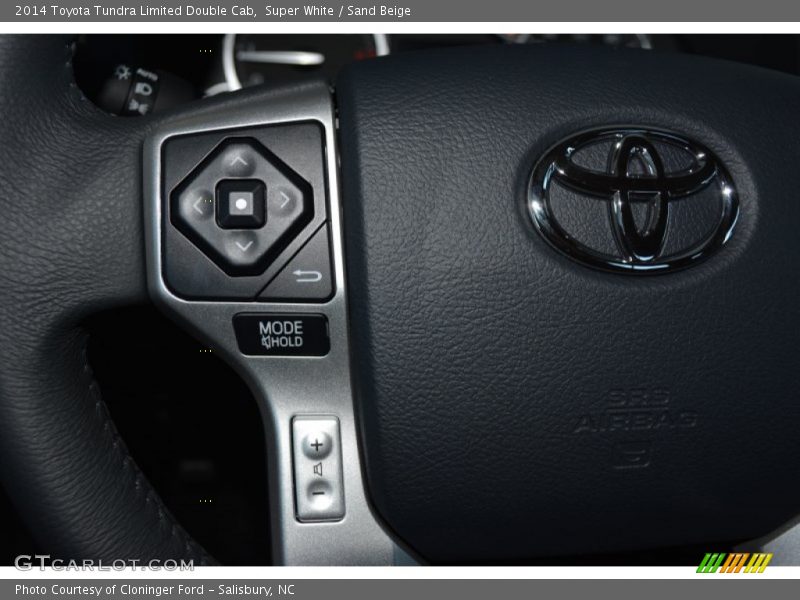 Super White / Sand Beige 2014 Toyota Tundra Limited Double Cab
