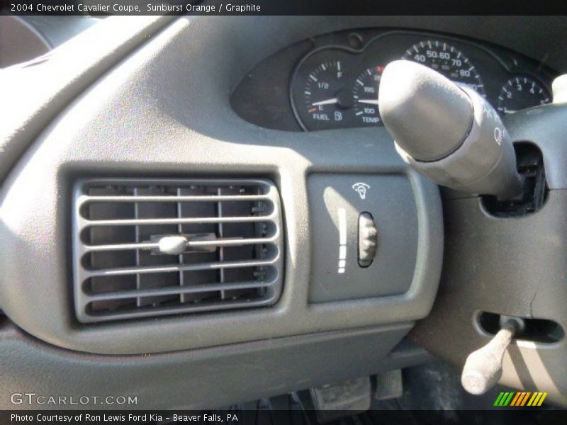 Sunburst Orange / Graphite 2004 Chevrolet Cavalier Coupe