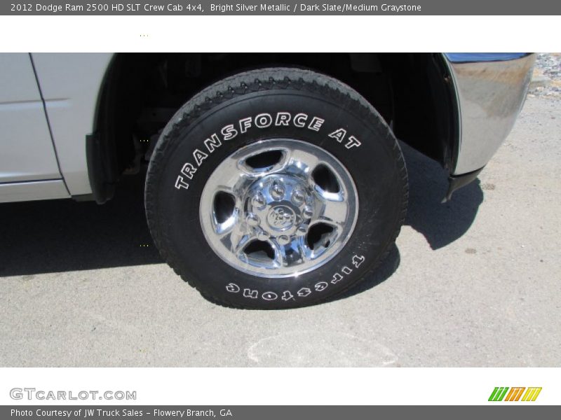 Bright Silver Metallic / Dark Slate/Medium Graystone 2012 Dodge Ram 2500 HD SLT Crew Cab 4x4