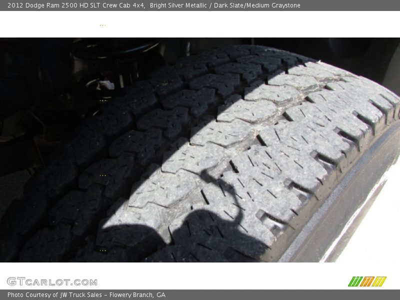 Bright Silver Metallic / Dark Slate/Medium Graystone 2012 Dodge Ram 2500 HD SLT Crew Cab 4x4