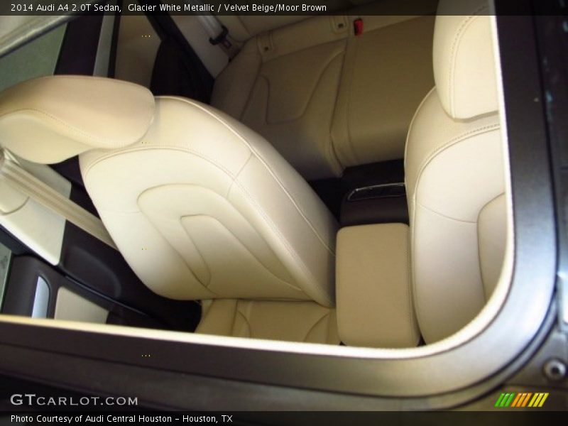 Glacier White Metallic / Velvet Beige/Moor Brown 2014 Audi A4 2.0T Sedan