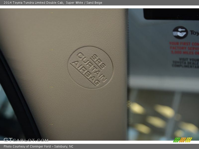 Super White / Sand Beige 2014 Toyota Tundra Limited Double Cab