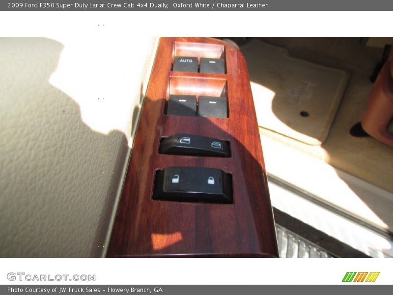 Oxford White / Chaparral Leather 2009 Ford F350 Super Duty Lariat Crew Cab 4x4 Dually