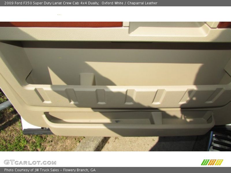 Oxford White / Chaparral Leather 2009 Ford F350 Super Duty Lariat Crew Cab 4x4 Dually