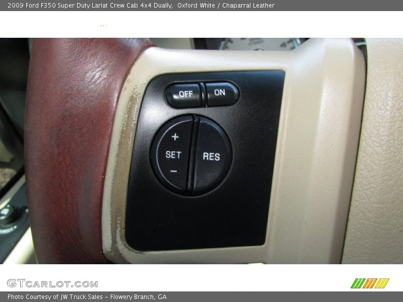 Oxford White / Chaparral Leather 2009 Ford F350 Super Duty Lariat Crew Cab 4x4 Dually