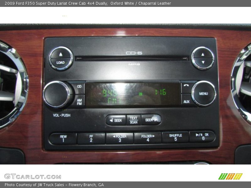 Oxford White / Chaparral Leather 2009 Ford F350 Super Duty Lariat Crew Cab 4x4 Dually