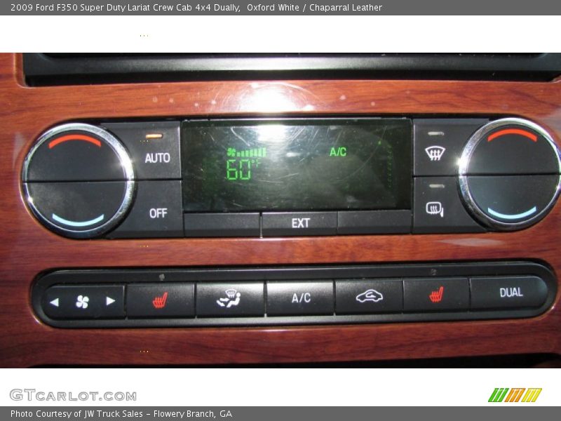 Oxford White / Chaparral Leather 2009 Ford F350 Super Duty Lariat Crew Cab 4x4 Dually