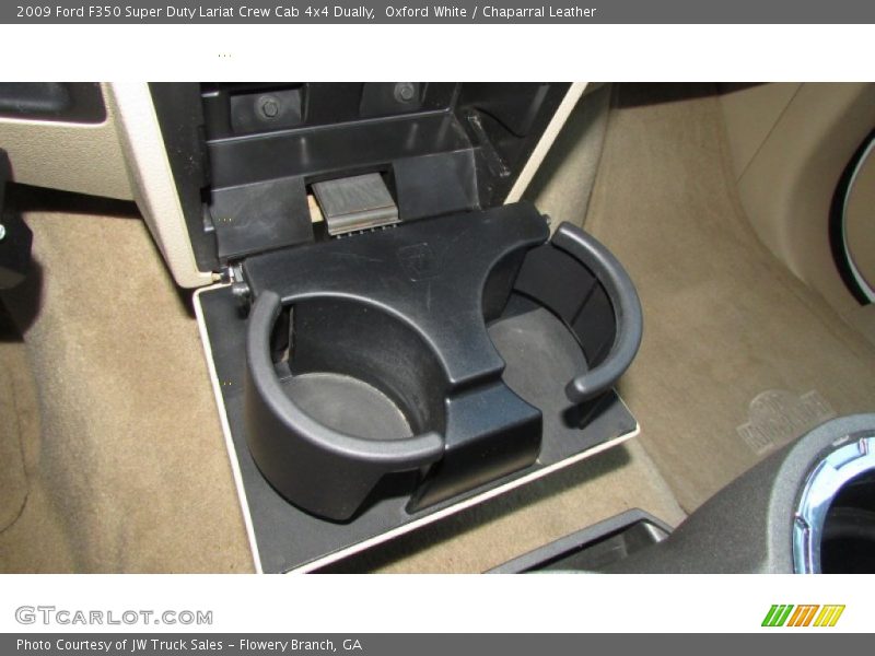 Oxford White / Chaparral Leather 2009 Ford F350 Super Duty Lariat Crew Cab 4x4 Dually