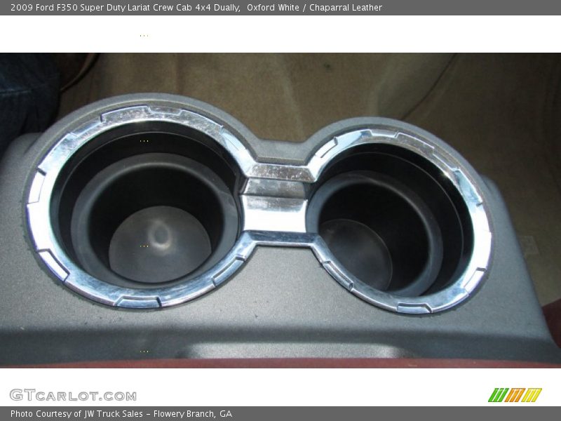 Oxford White / Chaparral Leather 2009 Ford F350 Super Duty Lariat Crew Cab 4x4 Dually