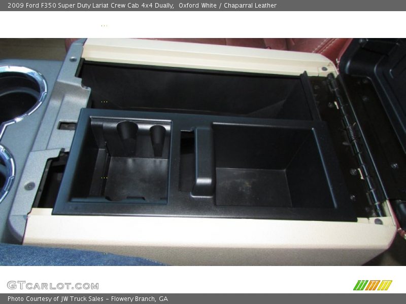 Oxford White / Chaparral Leather 2009 Ford F350 Super Duty Lariat Crew Cab 4x4 Dually