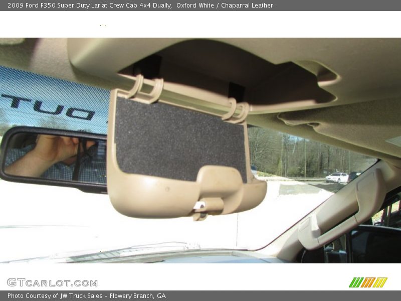 Oxford White / Chaparral Leather 2009 Ford F350 Super Duty Lariat Crew Cab 4x4 Dually