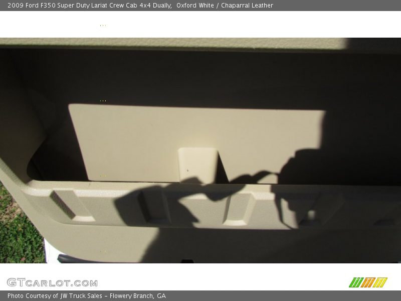 Oxford White / Chaparral Leather 2009 Ford F350 Super Duty Lariat Crew Cab 4x4 Dually