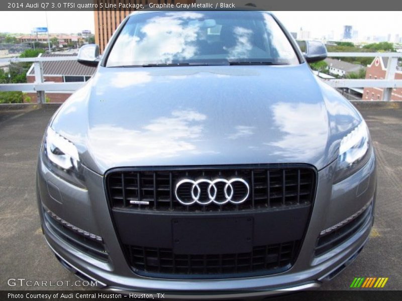 Graphite Gray Metallic / Black 2014 Audi Q7 3.0 TFSI quattro S Line Package
