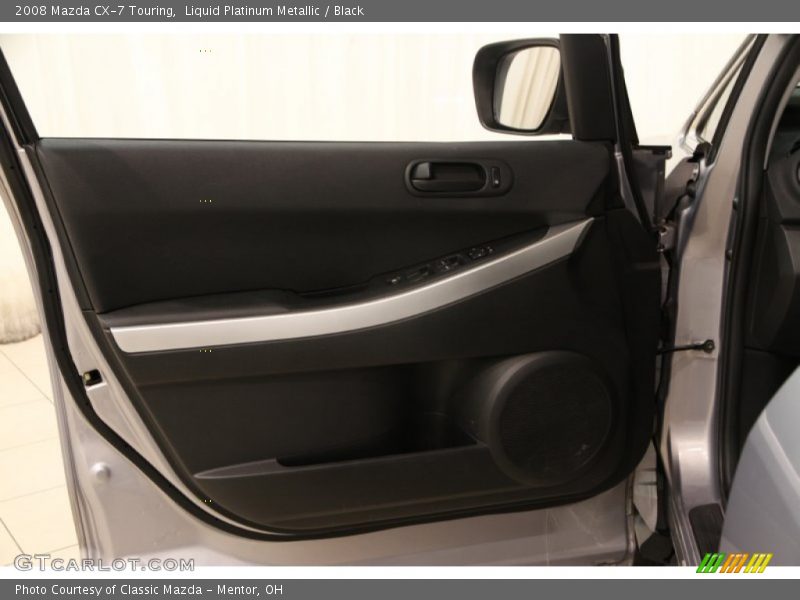 Liquid Platinum Metallic / Black 2008 Mazda CX-7 Touring