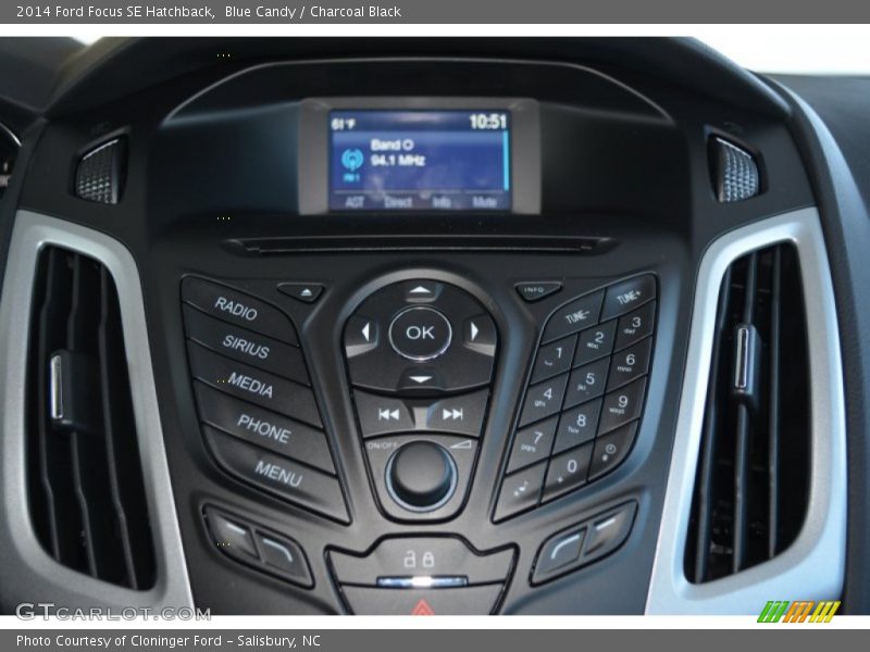 Blue Candy / Charcoal Black 2014 Ford Focus SE Hatchback