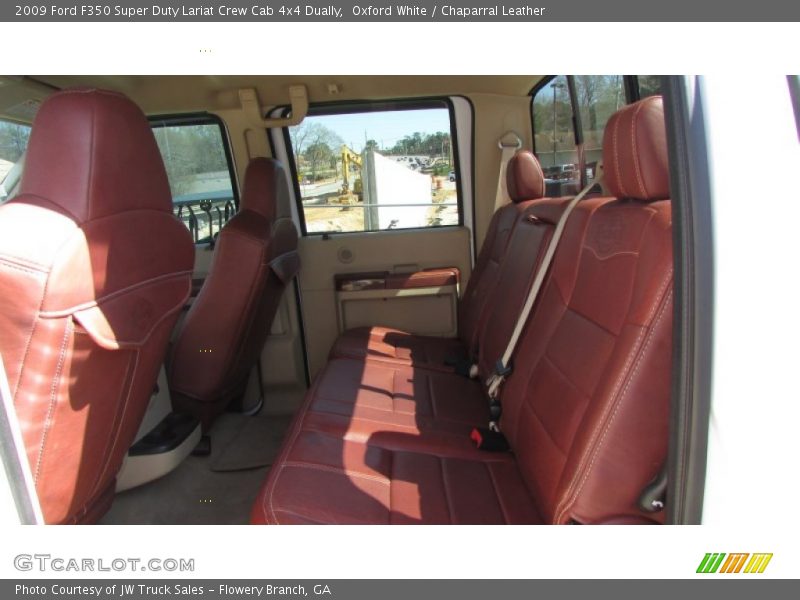 Oxford White / Chaparral Leather 2009 Ford F350 Super Duty Lariat Crew Cab 4x4 Dually