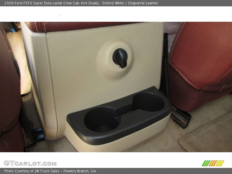 Oxford White / Chaparral Leather 2009 Ford F350 Super Duty Lariat Crew Cab 4x4 Dually