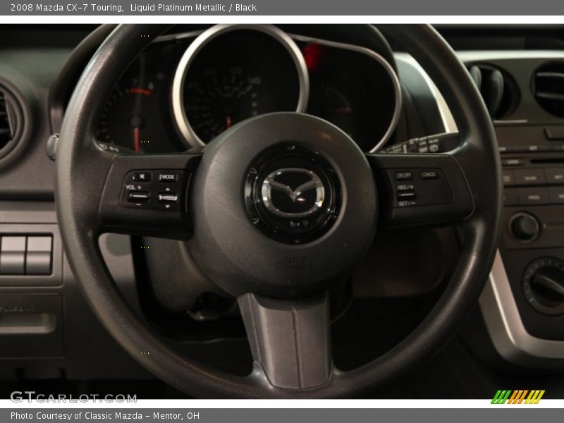 Liquid Platinum Metallic / Black 2008 Mazda CX-7 Touring