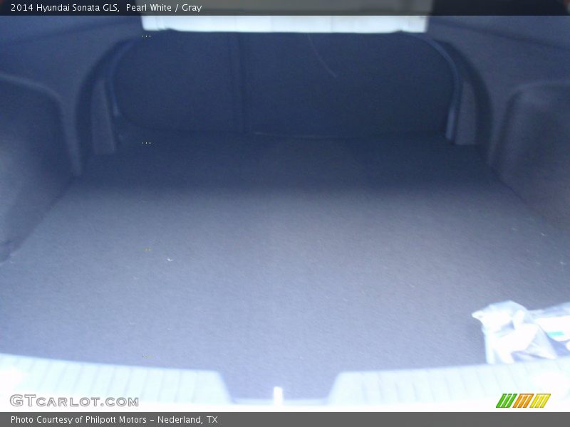 Pearl White / Gray 2014 Hyundai Sonata GLS