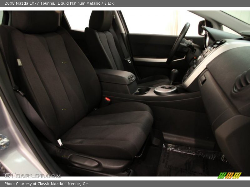 Liquid Platinum Metallic / Black 2008 Mazda CX-7 Touring