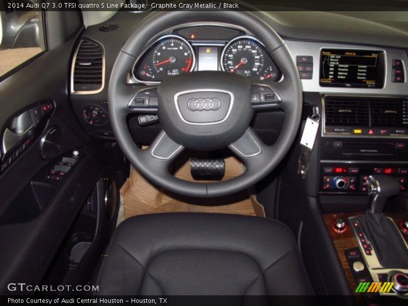 Graphite Gray Metallic / Black 2014 Audi Q7 3.0 TFSI quattro S Line Package