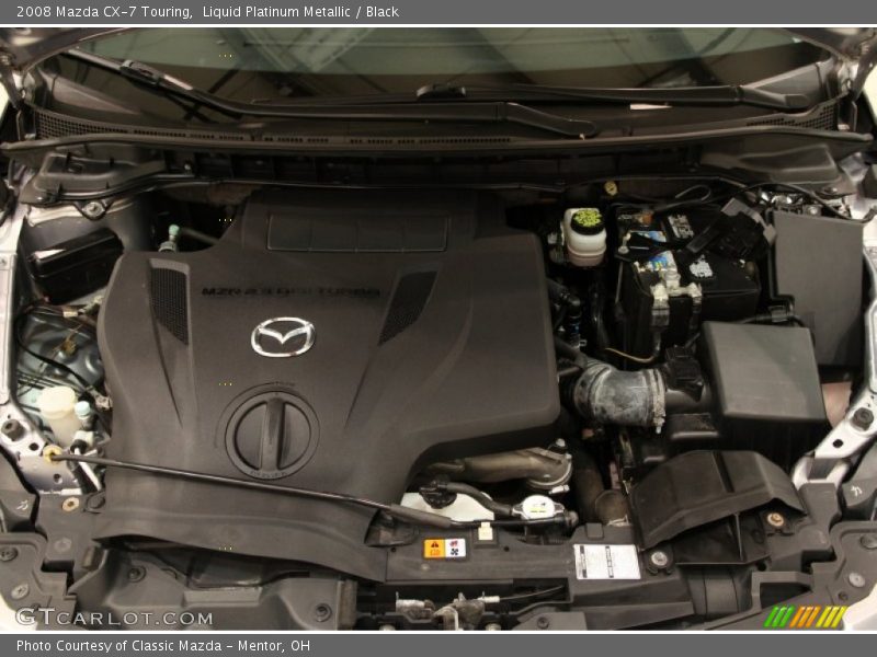Liquid Platinum Metallic / Black 2008 Mazda CX-7 Touring