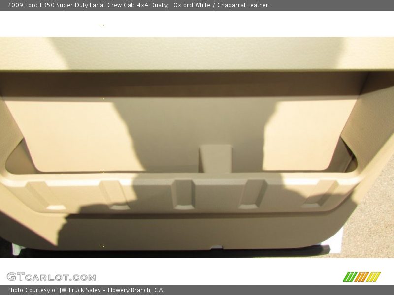 Oxford White / Chaparral Leather 2009 Ford F350 Super Duty Lariat Crew Cab 4x4 Dually